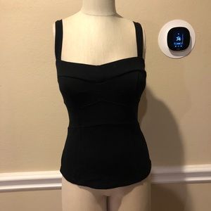 Betsey Johnson cute pin up top - altered (made sm)